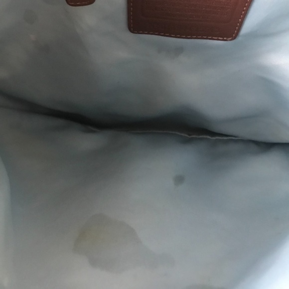 Coach | Cream & Brown Y2K Leather Hobo Shoulder Bag - Picture 7 of 8